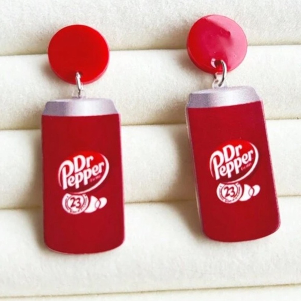 🆕 Dr. Pepper Earrings
